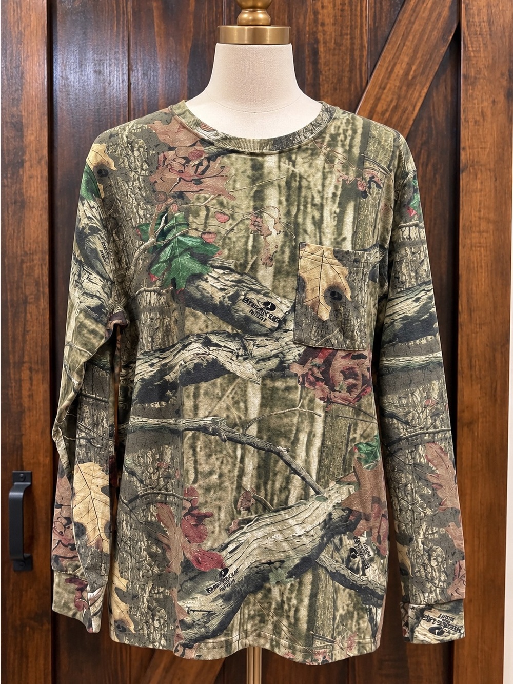 Boy’s Camouflage Shirt-Olive Green Camo